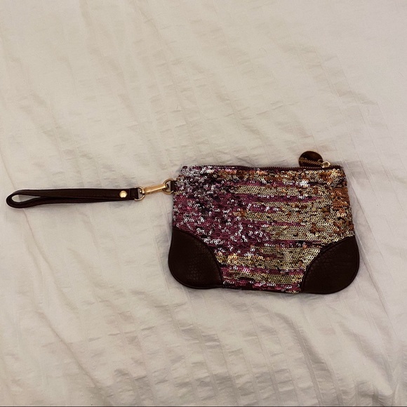 Deux Lux Sequinned Clutch - Picture 3 of 7